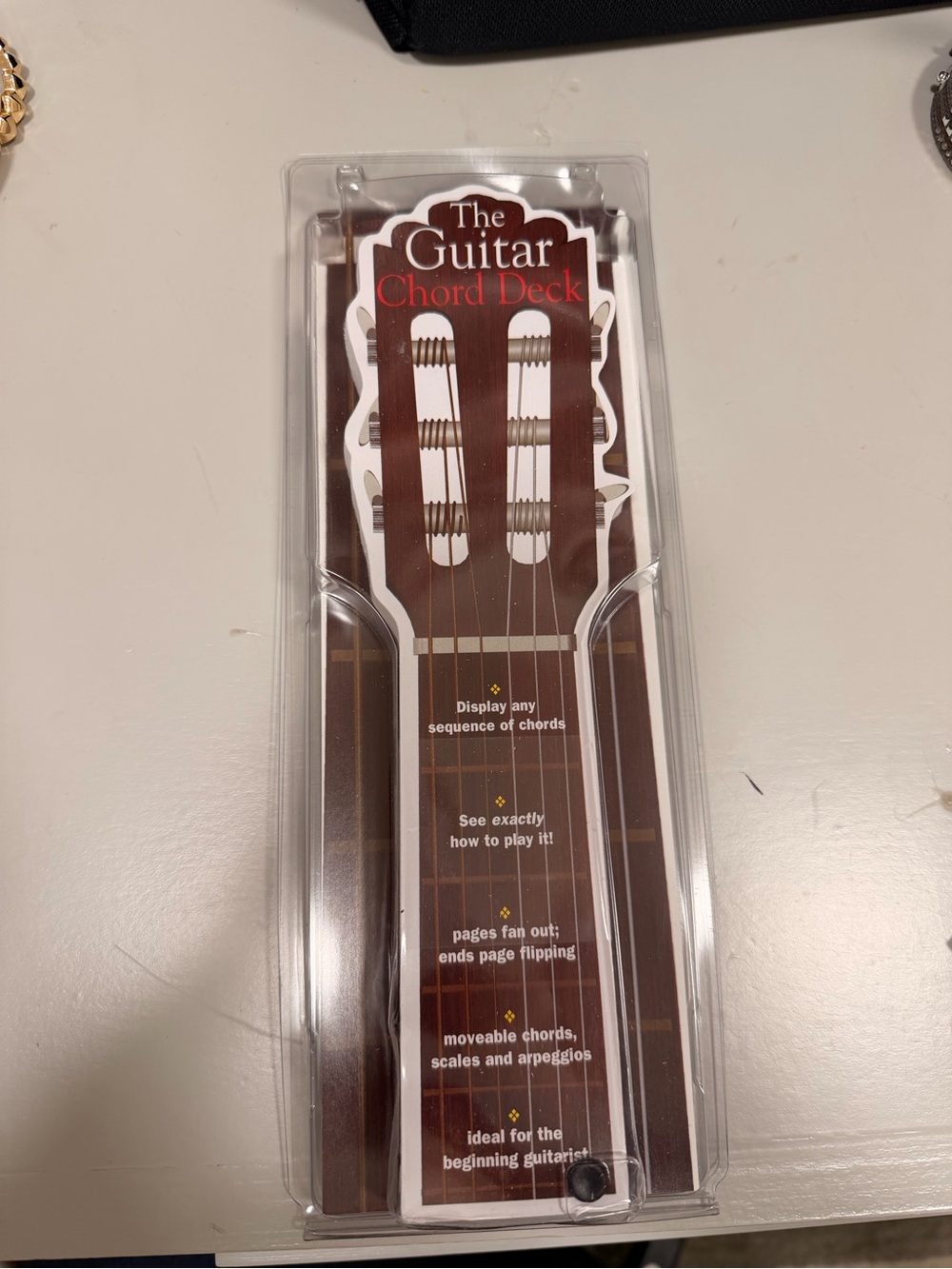 The Guitar Chord Deck — Brown Guitar Chord Reference by